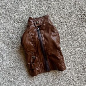 Leather Dog Coat